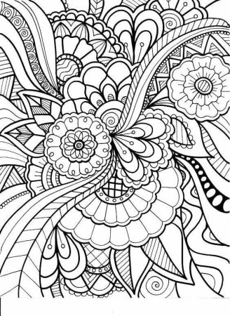 Раскраски для девочек сложные