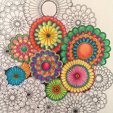 Раскраска сложная по рисованию