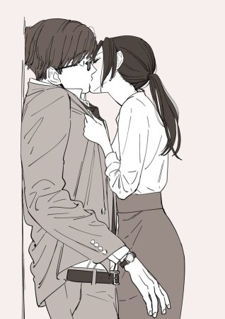 Неожиданный поцелуй арт