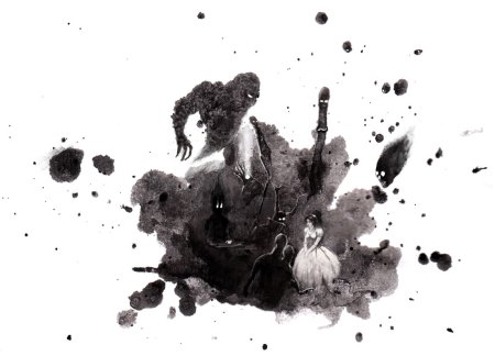 Рисование от пятна