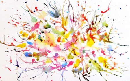 Кляксография капельный метод