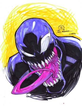 Монстр акварелью