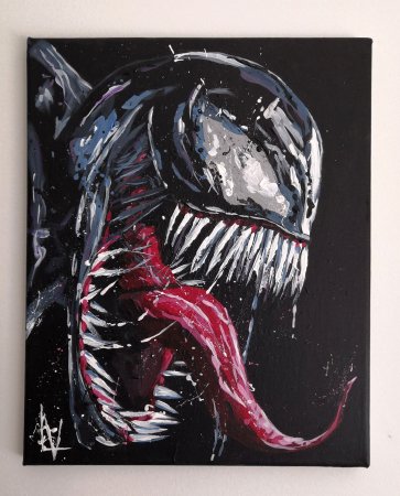 Черный человек паук Веном