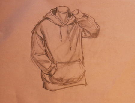 Толстовка референс для рисования