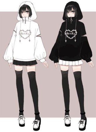 Аниме одежда для девушек