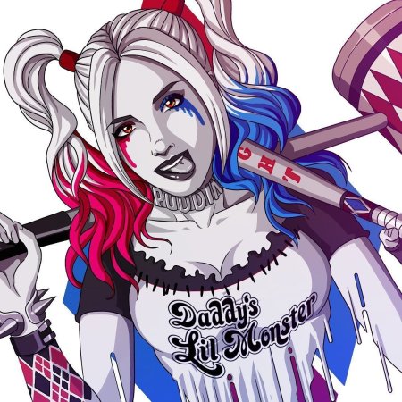 Харли Квинн аниме арт