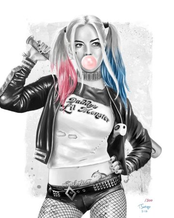 Харли Квинн отряд самоубийц рисунок