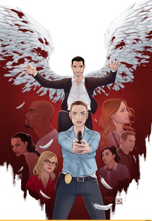 Люцифер Морнингстар арт