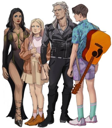 Лютик Ведьмак сериал арт