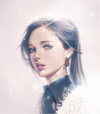 Девушка рисунок