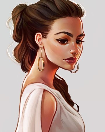 Нарисовать девушку