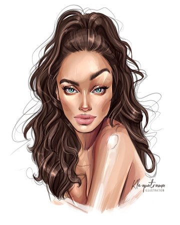 Девушка арт