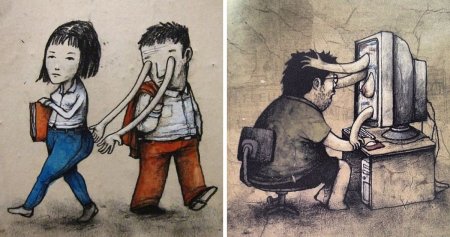 Рисунки заставляющие задуматься