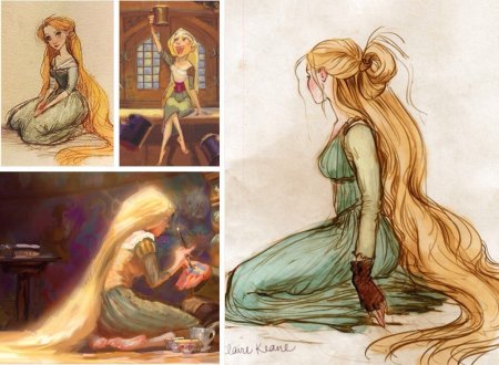 Рапунцель рисунок