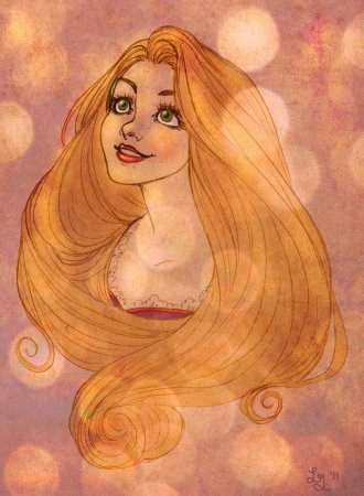 Рапунцель фан арт