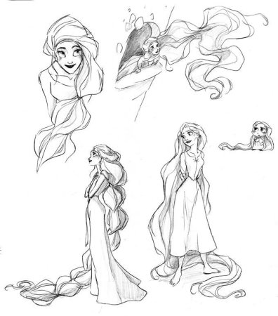 Рапунцель аниме