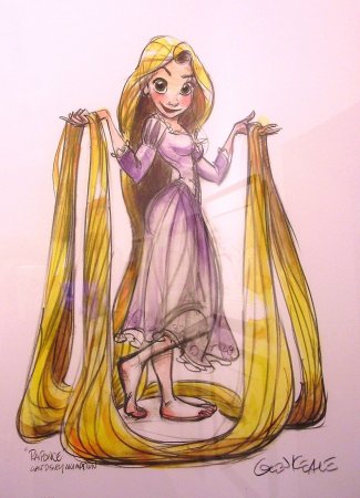 Принцессы с Пинтерест Рапунцель