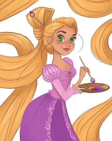 Рапунцель концепт арт Юджин