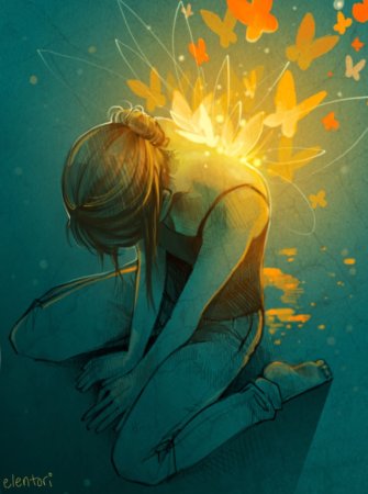 Эмоции акварель