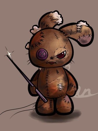 Кукла вуду милая