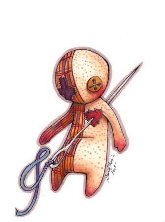 Кукла вуду долл