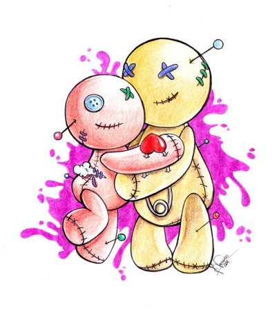 Кукла вуду вектор