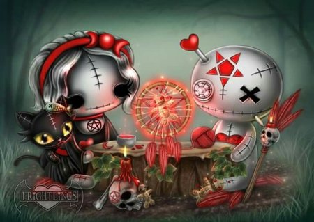 Кукла вуду эскиз