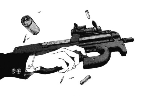 Пистолет рисунок