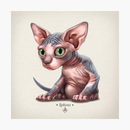 Сфинкс кошка арт