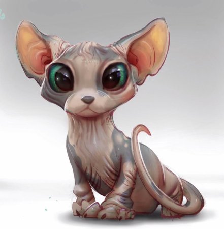 Сфинкс мультяшный