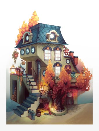 Домик концепт арт