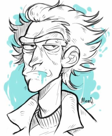 Рик и Морти скетч