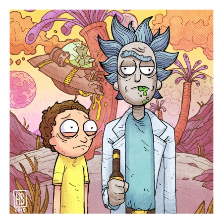 Дудлы Рик и Морти