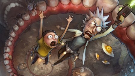 Рик и Морти реалистичный арт