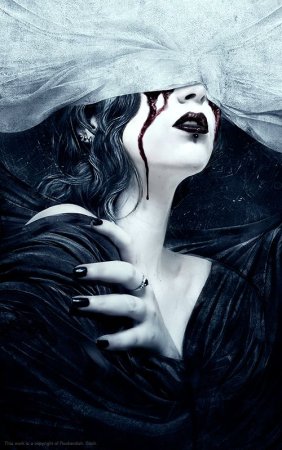 Мрачные аниме арты