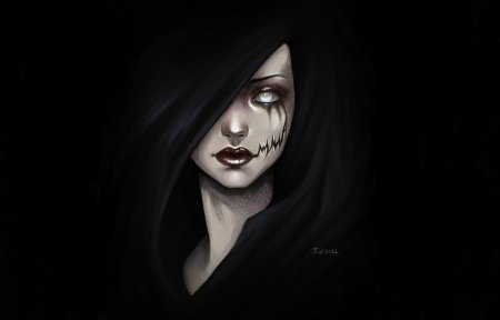 Аниме девушки мрачные