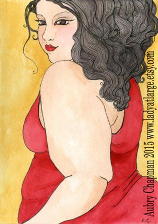 Арты полных девушек