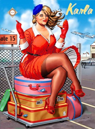 Женщины пин-ап полненькие