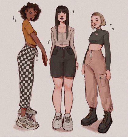 Одежда для рисования современная