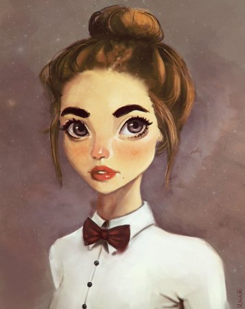 Портрет в мультяшном стиле