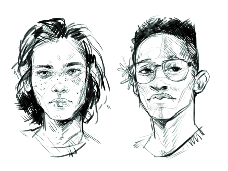 Стили рисования лица