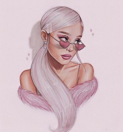 Ариана Гранде мультяшная