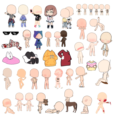 Тело персонажа гача лайф