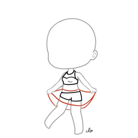 Позы для рисования гача