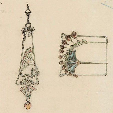 Альфонс Муха Модерн ювелирные украшения