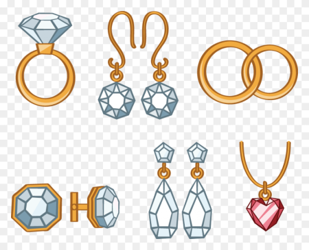 Эскиз комплекта ювелирных украшений
