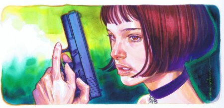 Натали Портман Матильда арт