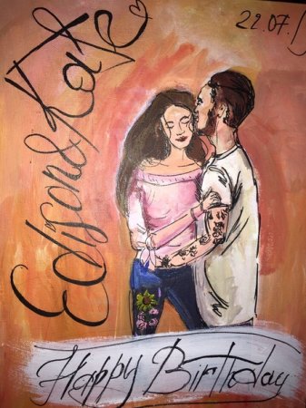 Эдисон и Катя карандашом