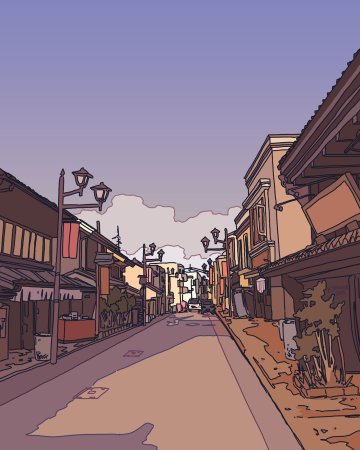 Мультяшный город