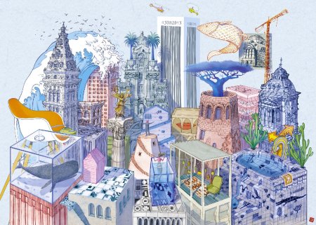 Нарисованный город